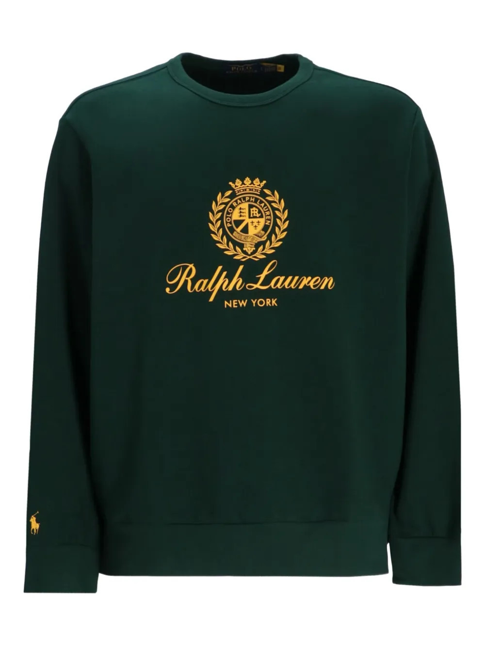 Polo Ralph Lauren embroidered logo sweatshirt - Green | Farfetch Global