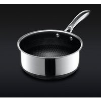 HexClad Hybrid Saucepan With Lid, 3-Qt | HexClad Cookware (US)