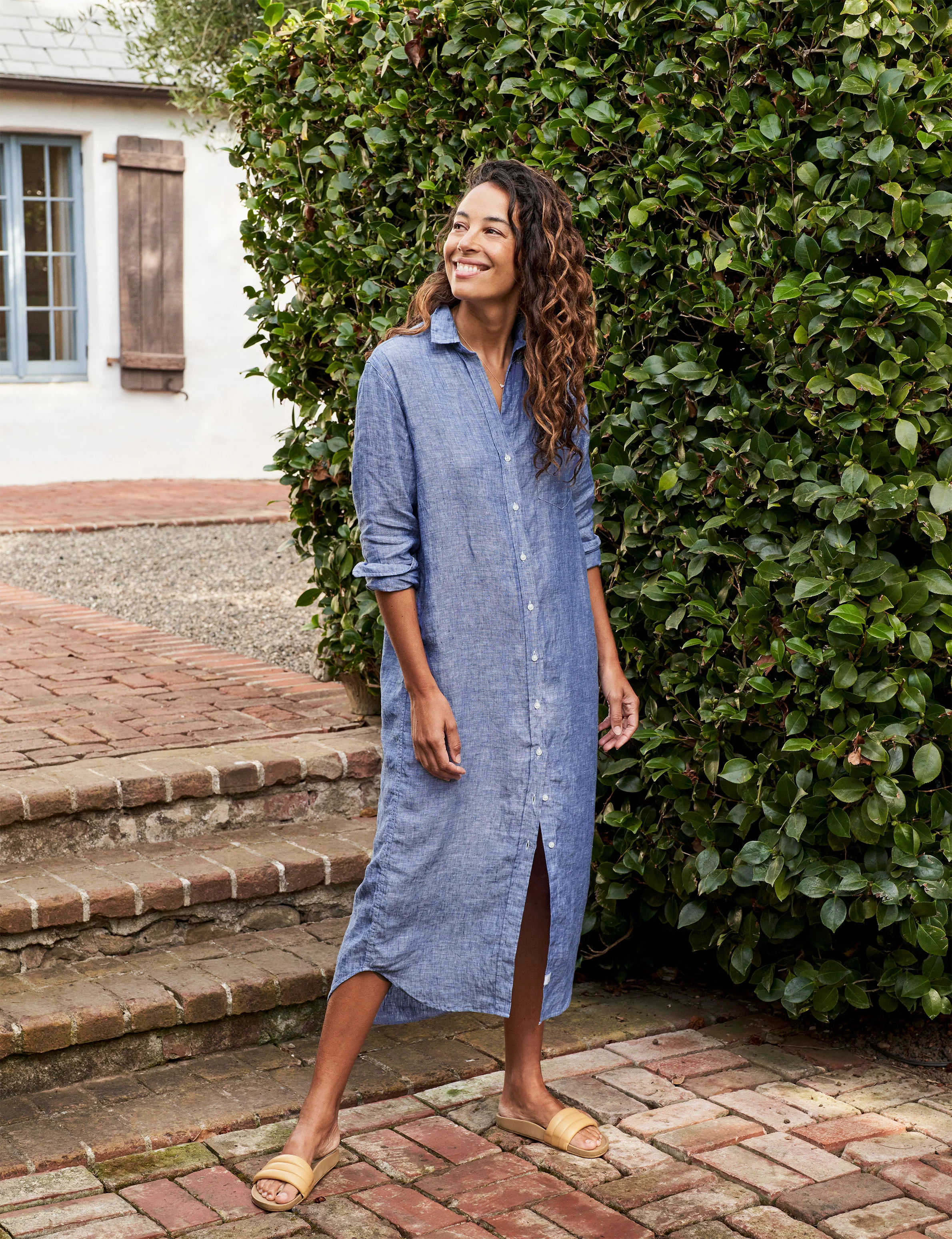 RORY Famous Blue, Lived-in Linen | Frank & Eileen