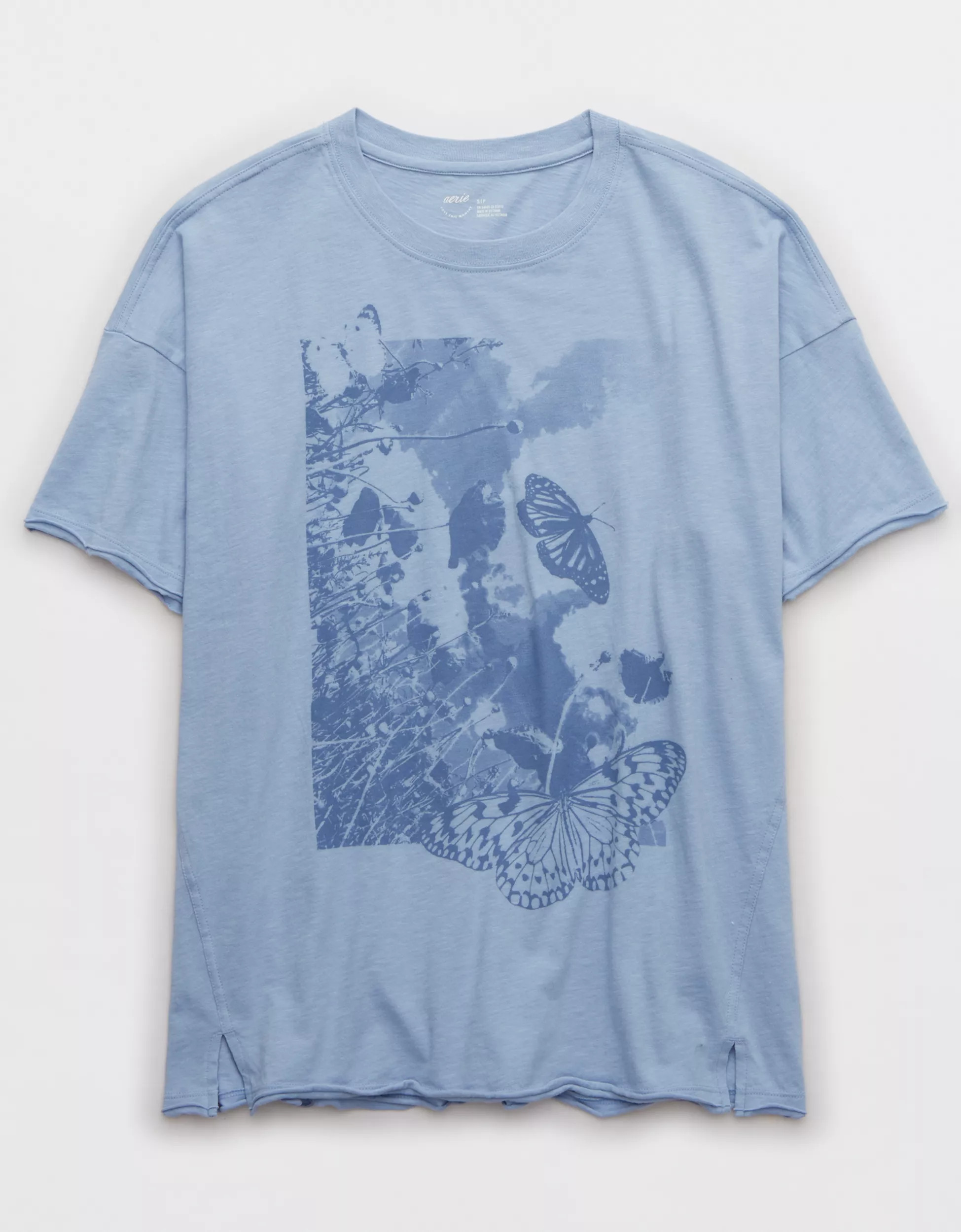Aerie Graphic Oversized Boyfriend T-Shirt | Aerie