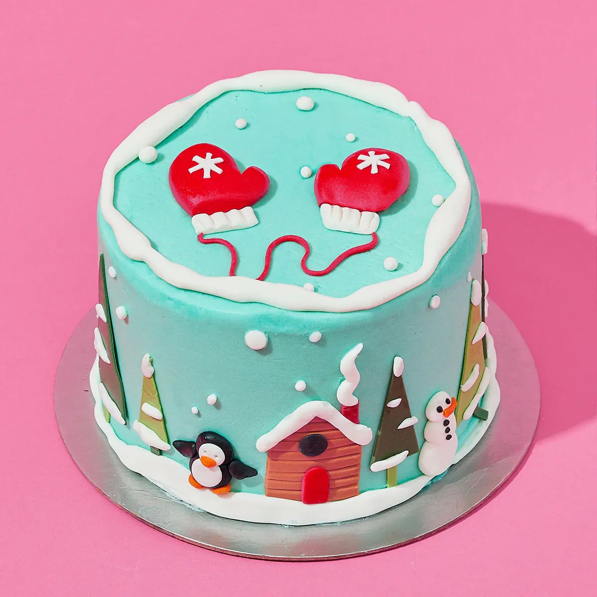 Winter Wonderland Cake DIY Kit by Charm City Cakes | Goldbelly