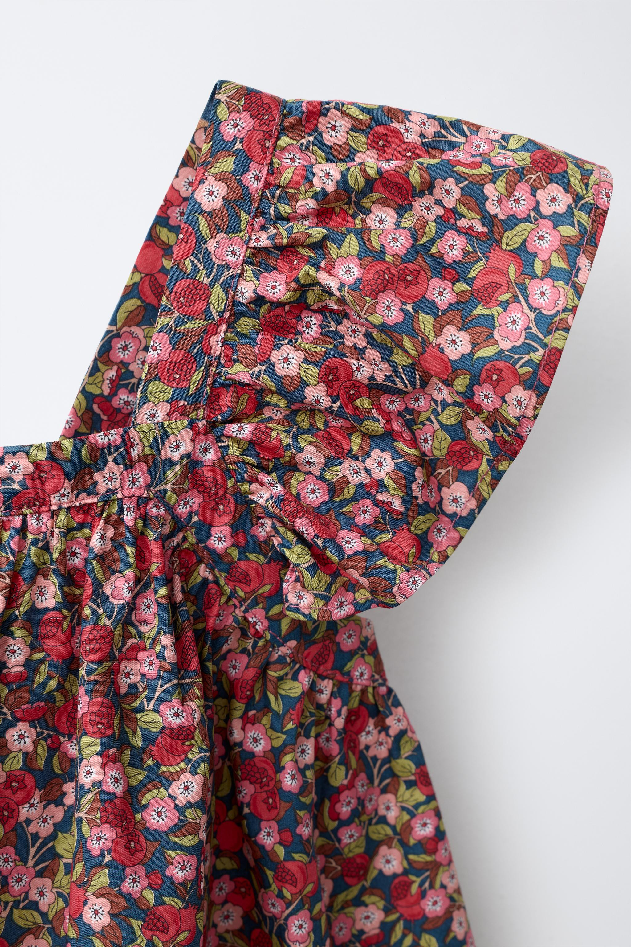 FLORAL PRINT DRESS MADE WITH LIBERTY FABRIC | Zara US