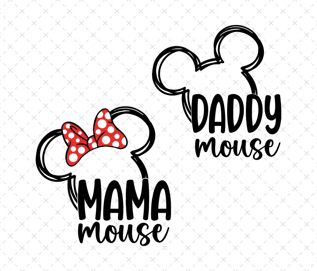Mama Daddy Mouse Svg, Dad Mom Png, Mother's Day Svg, Father's Day Svg, Dad Svg, Happy Mother's Da... | Etsy (US)
