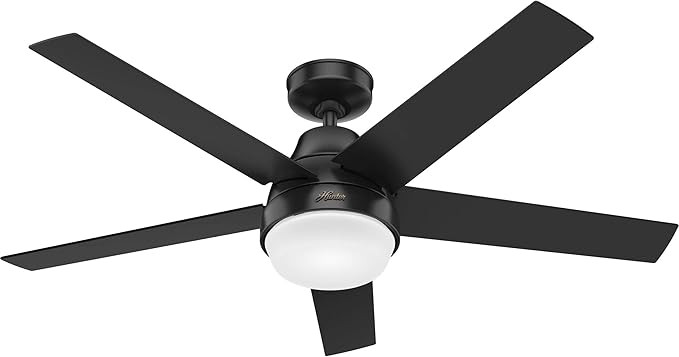 Hunter Fan Company 51314 Aerodyne Ceiling Fan, 52, Matte Black | Amazon (US)