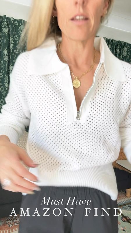 The best AMAZON designer dupe I have found.  This $28 sweater looks just like the Varley version.  Perfect top for spring!

#designerdupe #amazonmusthave #spring #springsweater #springoutfit #amazonstyle

#LTKfindsunder50 #LTKover40 #LTKstyletip