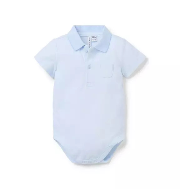 Baby Bunny Pique Polo Bodysuit | Janie and Jack
