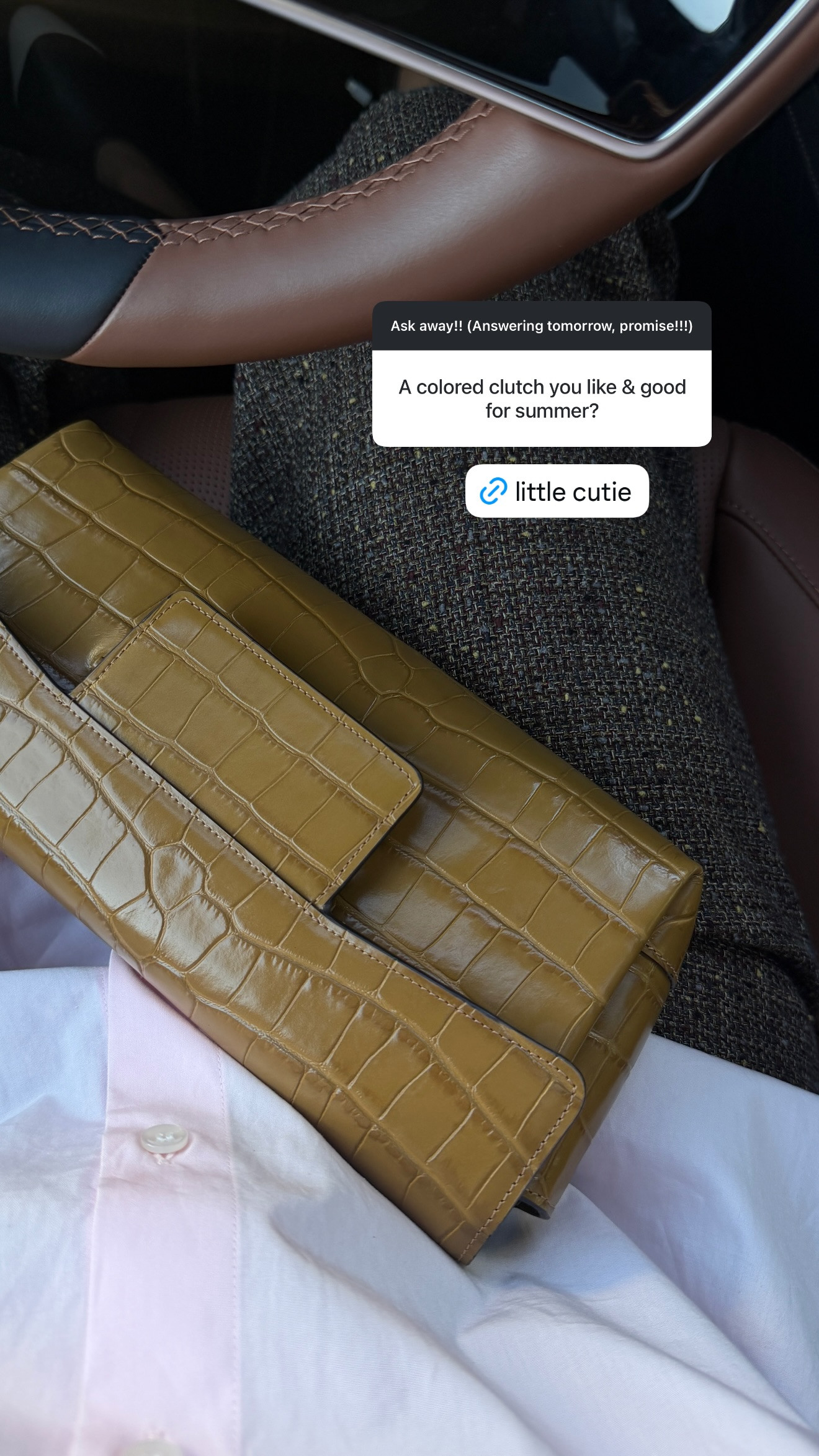 great little summer clutch!

#LTKdayinmylife #LTKootd #LTKTravel