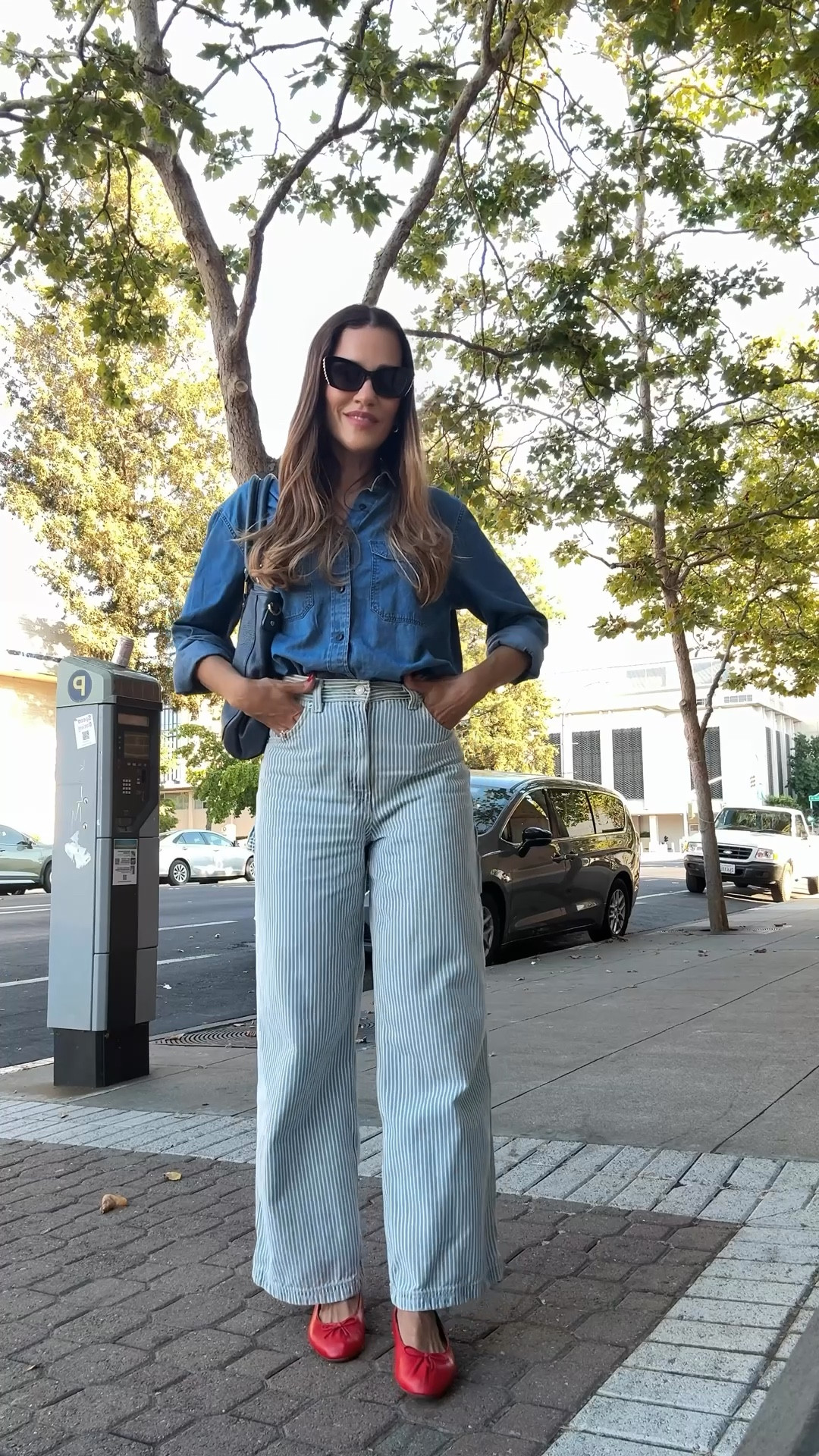 This is one of those outfits that looks put-together without trying 🤍 A lightweight denim shirt + tailored striped pants = an easy formula you can repeat all season. I love how comfortable it is but still feels polished. Linked everything + similar options so you can recreate this at any budget ✨

denim shirt outfit women | striped pants outfit ideas | wide leg pants outfit casual chic | effortless outfit formula women over 40 | how to look put together casual outfits | elevated basics outfit ideas | casual chic everyday outfits | minimal style outfit women | comfortable but polished outfits | spring summer outfit ideas women | classic wardrobe staples outfit | affordable chic outfit ideas | look expensive on a budget outfit | capsule wardrobe outfit formula | easy outfits that look stylish


#LTKSaleAlert #LTKootd #LTKgrwm
