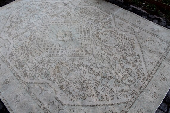 9x12 Oversize Turkish Rug, Vintage Rug, Handmade Rug, Area Rug, Office Rug, Diningroom  Rug, Larg... | Etsy (US)