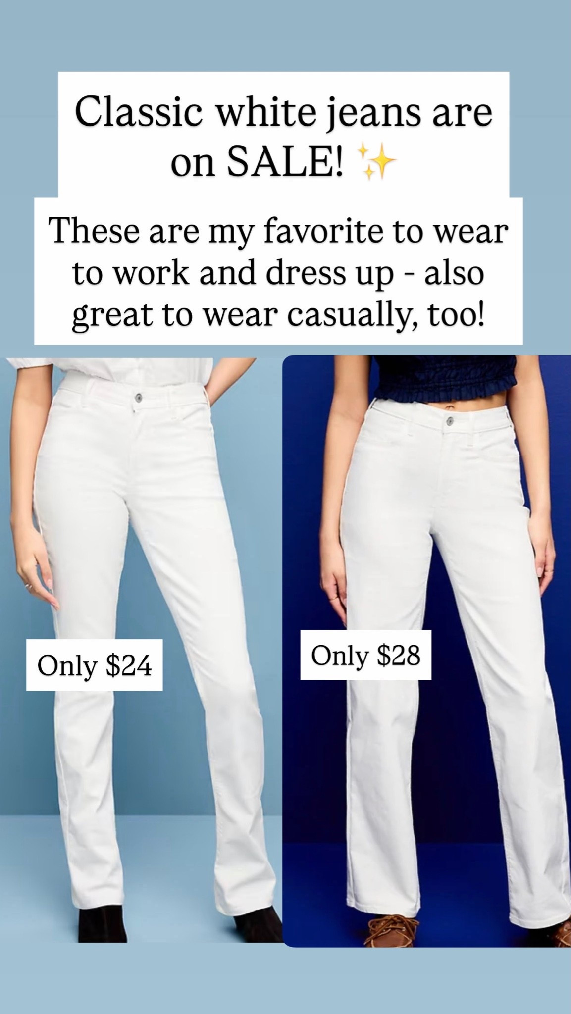 Cutest white jeans for sale

#LTKootd #LTKSaleAlert