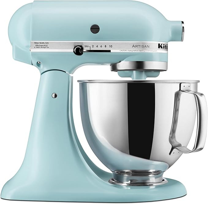KitchenAid Artisan Series 5 Quart Tilt Head Stand Mixer, Mineral Water | Amazon (US)