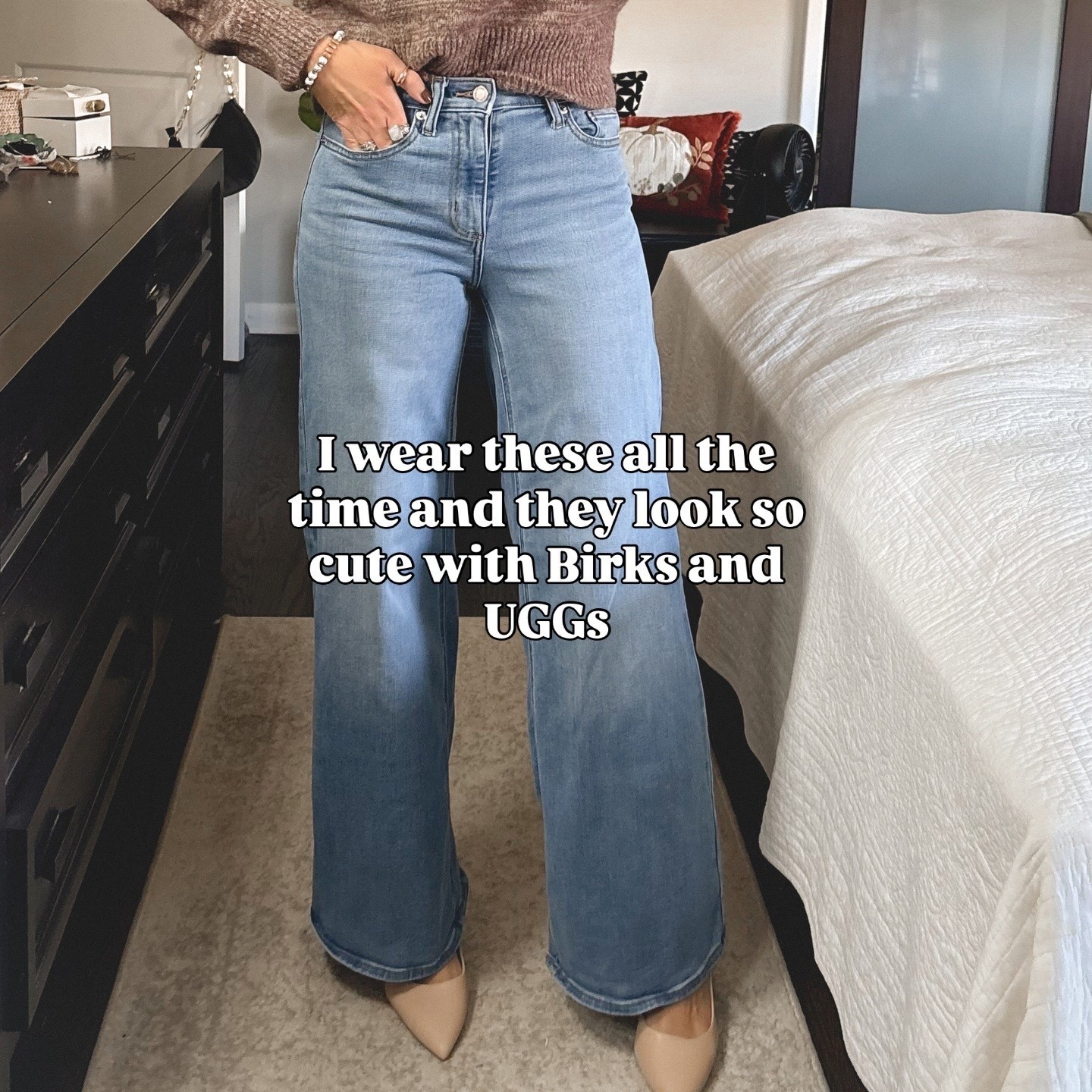 $22 target jeans!! 

So cute and the fit is so flattering!!



#LTKGiftGuide #LTKHoliday #LTKSaleAlert