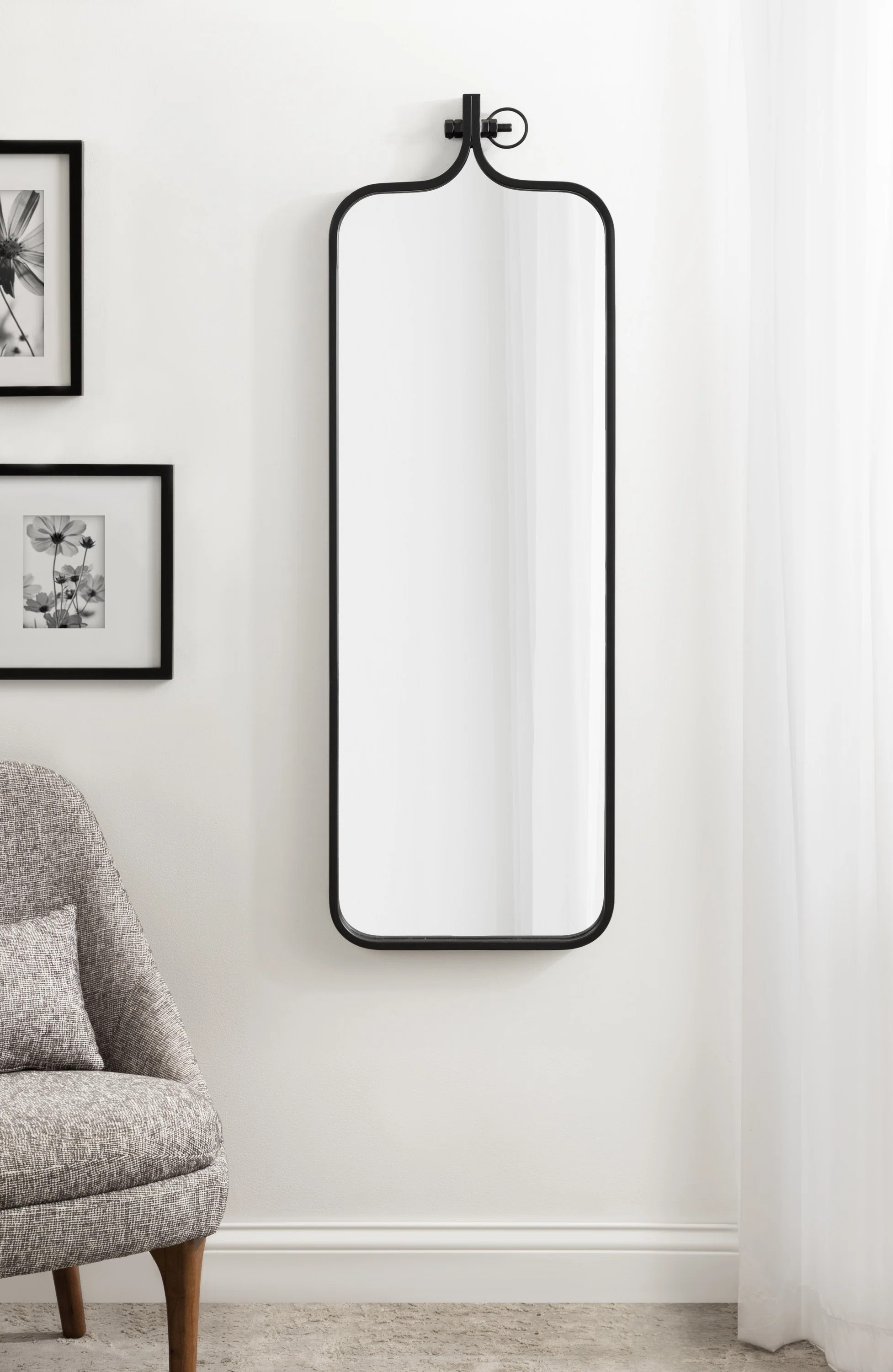 Ristaino Metal Flat Mirror | Wayfair North America