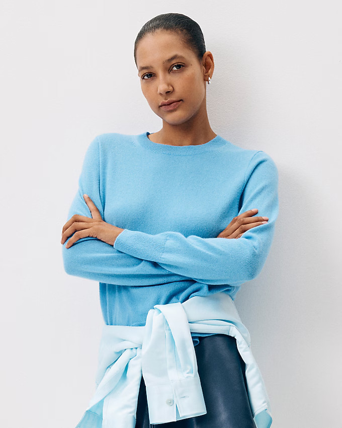 Cashmere classic-fit crewneck sweater | J. Crew US