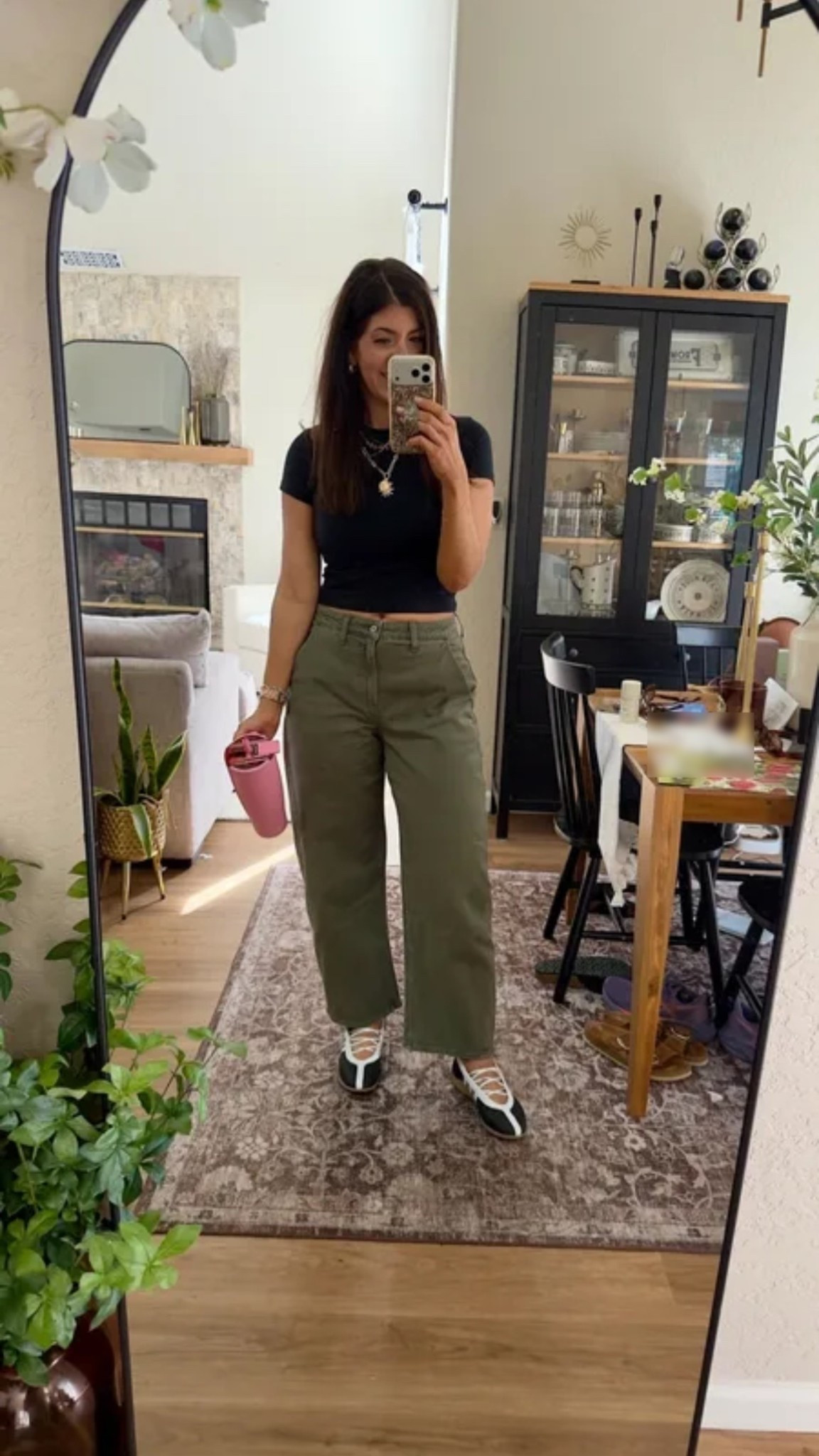 What I wore to work from home and for a lunch date Tee- medium Curvy barrel- 29 tall

#LTKTall #LTKOver40 #LTKMidsize