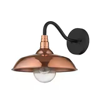 Acclaim Lighting Burry 1-Light Copper Outdoor Wall Sconce-1742CO - The Home Depot | The Home Depot