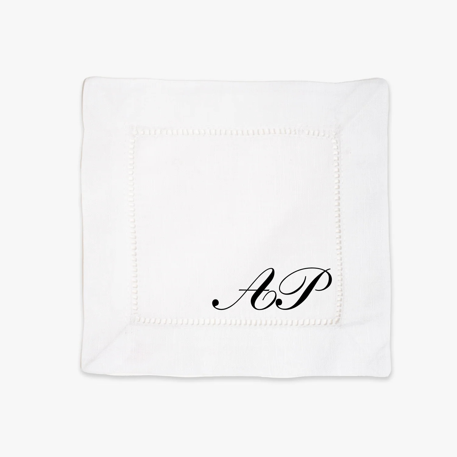 Classic Monogram Cocktail Napkin | Abbode