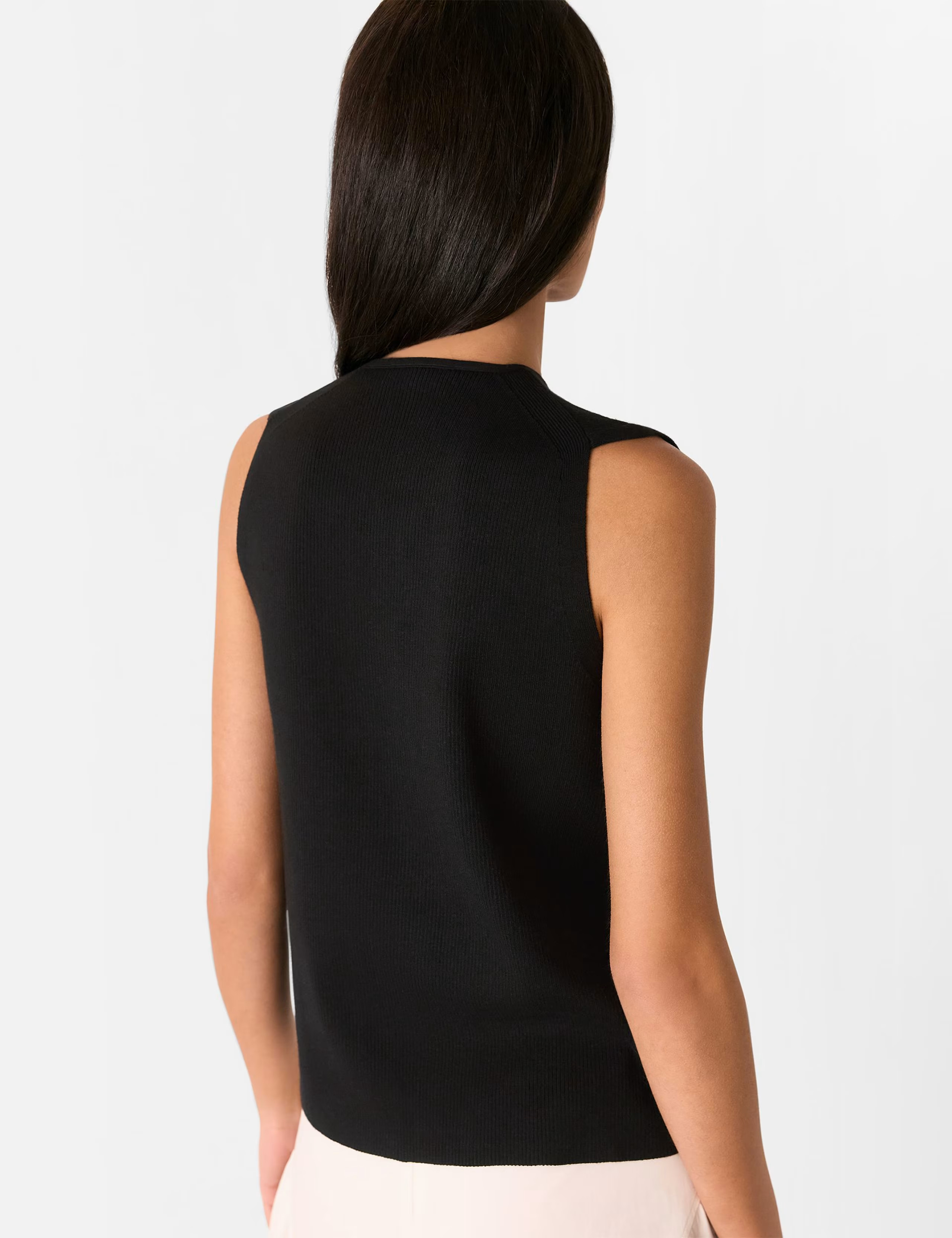 Cotton Rich Tie Front Knitted Vest | Marks & Spencer (UK)