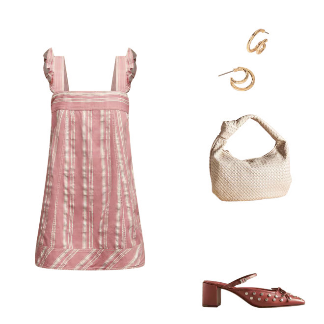 Pilcro Sleeveless Lakeside Swing Mini Dress | Anthropologie (US)