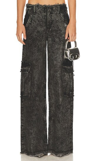 Jordi Cargo Pant in Vintage Black | Revolve Clothing (Global)
