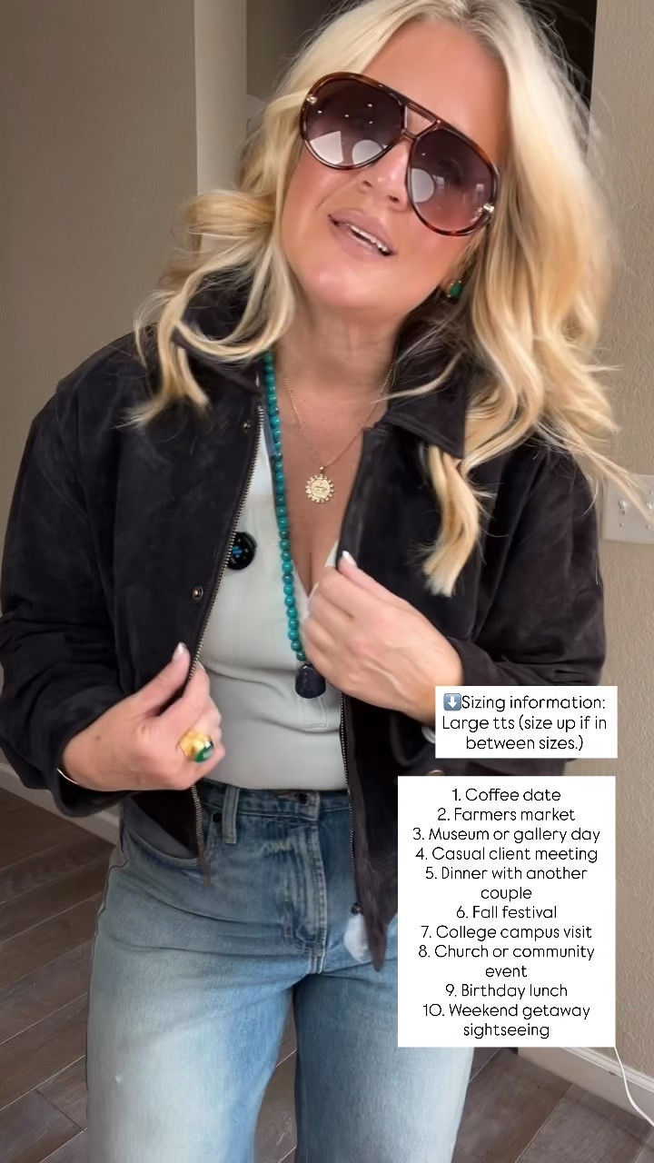 ✨Tap the bell, save and ❤️ start here over 40 fashion, midlife style, midsize fashion and luxury looks for less.  


⬇️Sizing information:
Henley large (size up if in between sizes.)
Jeans 12 (size down if in between sizes.) 

We wear the clothes. The clothes don’t wear us.

That’s the part I wish more women heard.

When an outfit makes us feel heavier, wider, shorter, or just not like ourselves, our first instinct is often to blame our body.

But clothes have structure. They create lines, proportion, shape and balance. And when those things are off, the whole outfit can feel off.

That doesn’t mean there’s something wrong with us.

It means we can change the clothes.

That’s why I created Outfit Physics™. To help us use LIFT • SKIM • BALANCE so our clothes work for us, not against us.

We do not need to earn the right to feel good getting dressed.

We can start now. In the body we have today. 

👑 Helping you look good, feel good.-Lindsey Denver   Check back daily for belly-friendly style, confidence, and Outfit Physics™.

#LTKOver40 #LTKMidsize #LTKPlusSize

Comment SHOP below to receive a DM with the link to this post on my LTK ⬇ https://liketk.it/6oPlJ

Comment SHOP below to receive a DM with the link to this post on my LTK ⬇ https://liketk.it/6oPqi