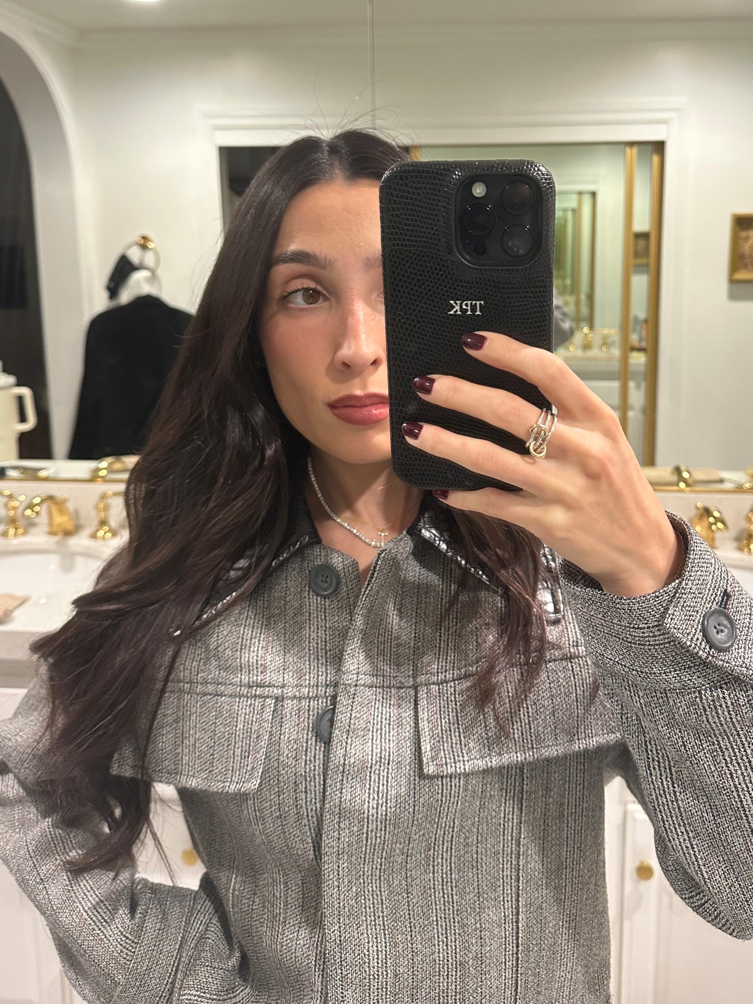 Jacket is giving Bottega at a fraction of the price! Linking a similar necklace cus I always get questions about mine from my jeweler

#LTKOver40 #LTKootd #LTKWorkwear