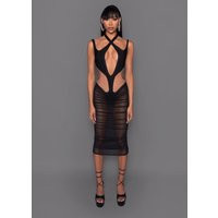 Black Extreme Cutout Bandage Dress | Etsy (US)