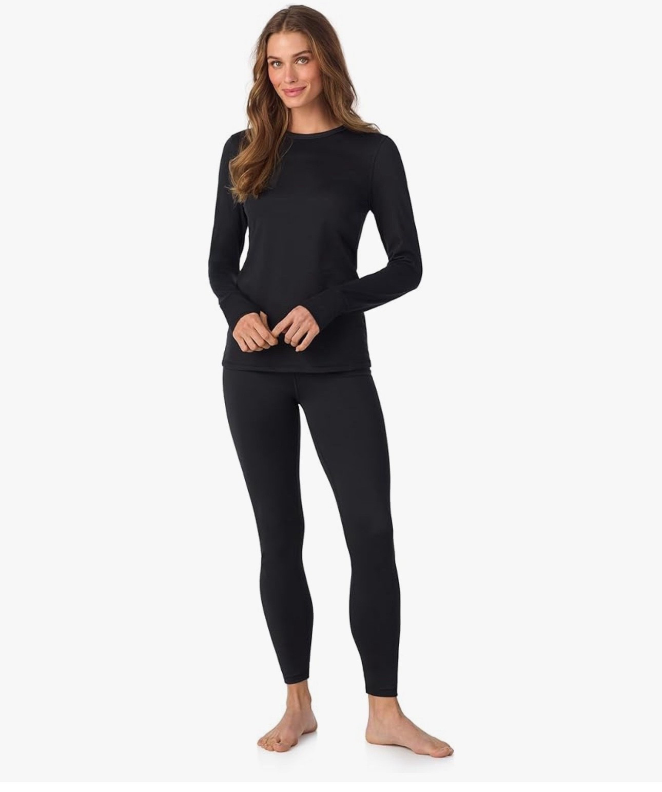 These fleece lined base layers are the most crucial piece of any cold weather outfit! They provide so much warmth without being bulky. They even fit under my leggings!

#LTKgrwm #LTKdayinmylife #LTKMidsize