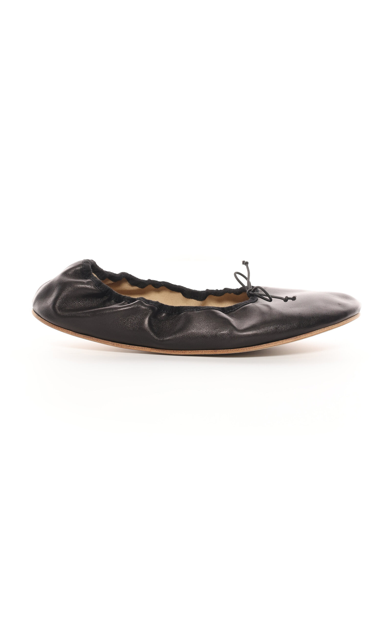 Round Leather Ballet Flats | Moda Operandi (Global)