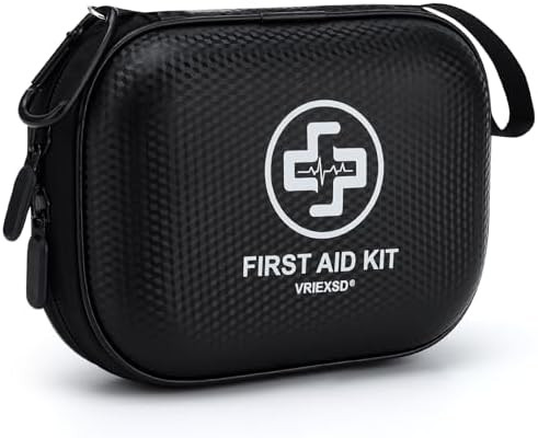 Mini First Aid Kit - 150 Piece Small Waterproof Hard Shell Medical Kit for Home, Car, Travel, Cam... | Amazon (US)