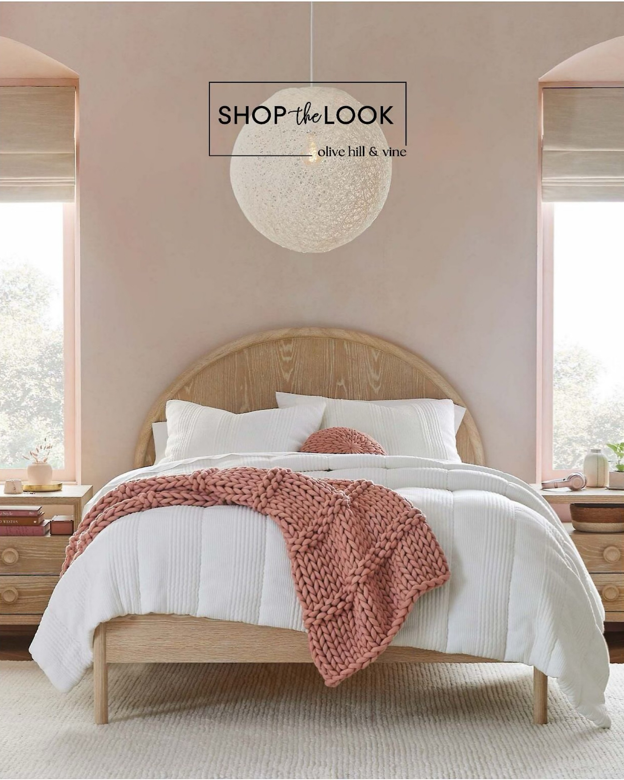 Create a world of refined charm with a girl's bedroom that boasts a bed with rounded molding, a half-moon headboard, and matching furniture with unique drawer pulls. The room’s neutral palette, accented with rose, creates a cozy and elegant space.

#LTKStyleTip #LTKKids #LTKHome