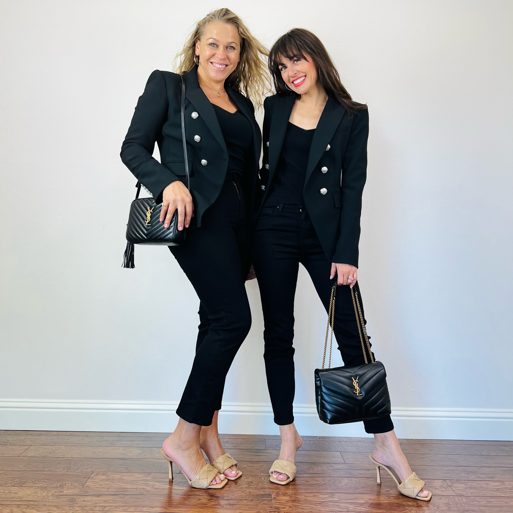 THESE ARE THE ONLY BLACK PANTS YOU NEED- outfits from @closetchoreography on Instagram 

Universally flattering size 22-32. I’m 5’4” and wearing a 25. Natalia is 5’8” and wearing a 31

10”rise
27” inseam
12” opening 

Premium performance stretch fabric to keep your shape and their color. 

Contoured waistband complements your best assets.

Shop the pieces in this video now & SUBSCRIBE to closetchoreography.com for a my complete NEW WARDROBE CHECKLIST & HIGH-LOW SHOPPING LINKS