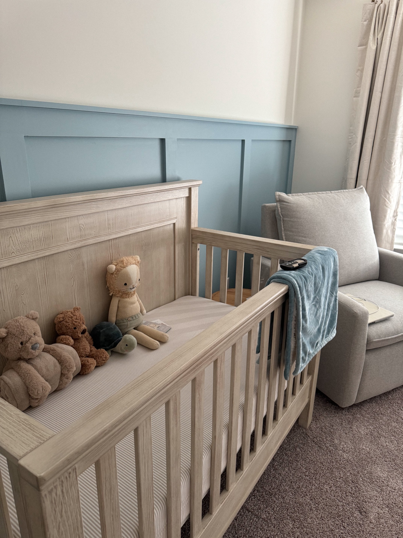 little sneak peek of baby boys nursery 🥹☁️ 

Pottery barn kids 
PBK
Nursery furniture 
Crib 


#LTKFamily #LTKHome #LTKBaby