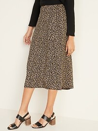 Lightweight Midi Slip Skirt for Women | Old Navy (US)