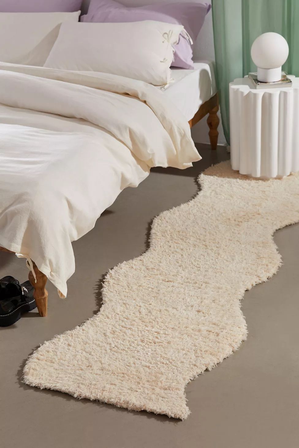 Wave Shag Runner Rug | Urban Outfitters (US and RoW)