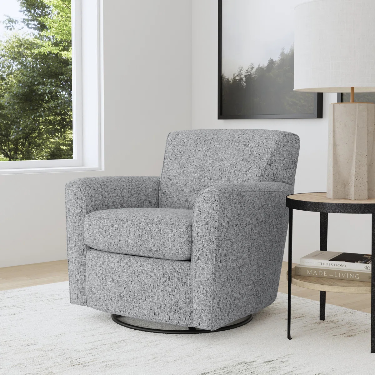 Flexsteel Monarch Upholstered Swivel Armchair & Reviews | Wayfair | Wayfair North America