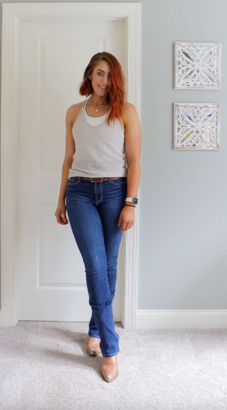 Country concert chic! A simple yet classy outfit. Paired my Paige denim jeans with a Cynthia Rowley tank and some boots! Linking similar finds here for concert outfit inspo!

#LTKFestival #LTKstyletip