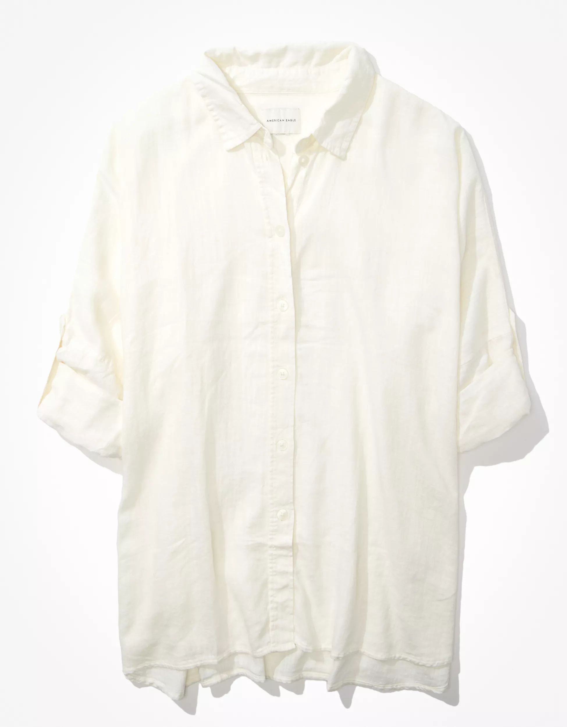 AE Oversized Beach Shirt | American Eagle Outfitters (US & CA)