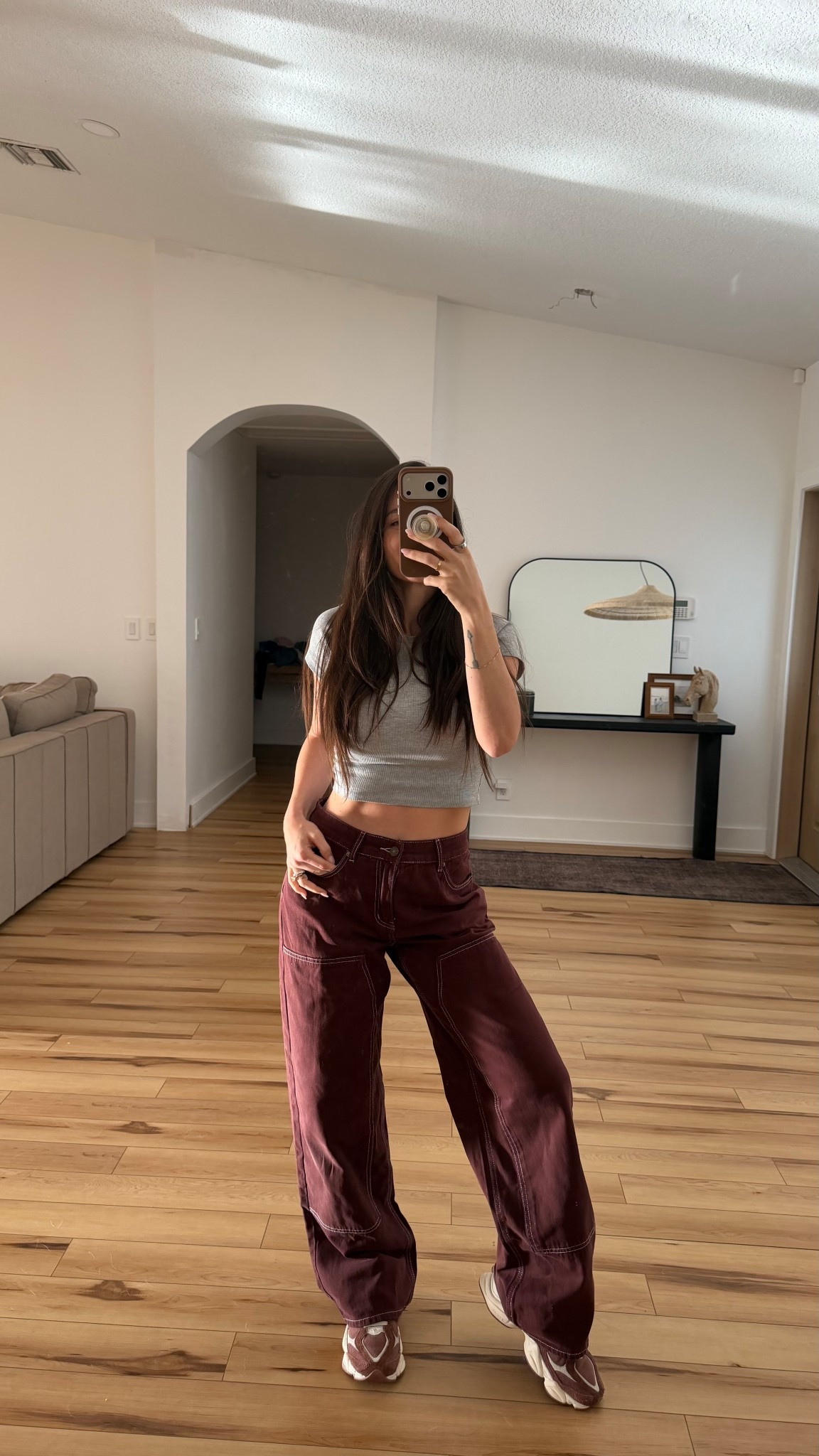 Effortless everyday fit 🤎
These cargos are so flattering + give that relaxed, cool-girl vibe without trying. Paired with a simple fitted tee and sneakers = my go-to mom uniform lately.

Everything is comfy, wearable, and on repeat 👏🏼

#ltkstyle #ltkfit #ltkfashion #casualoutfit #everydaystyle #momstyle #momoutfit #effortlessstyle #neutralstyle #streetstyleinspo #widelegpants #cargopants #springoutfits #summerstyle #outfitinspo #realoutfits #styleinspo #ltkunder100

#LTKmomlife #LTKSaleAlert #LTKootd