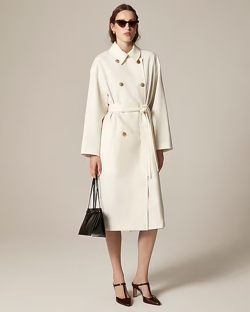 Trench coat in wool blend | J. Crew US