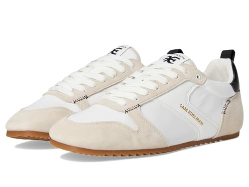 Sam Edelman Women's Zaria Sneaker, White/Black, 10.5 | Amazon (US)