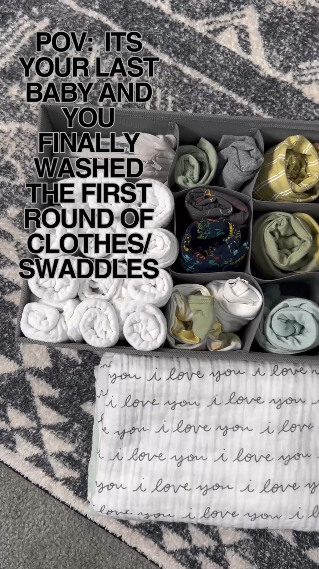 Finally got around to washing some of baby boys newborn items 🥰 The cloud island line from Target is a fav for us! Super soft material 👌 If you are shopping for a newborn, these swaddles are the best and really help baby feel cozy and secure imo! The exact drawer organizer actually came with his dresser, but I linked a few separate options! 

#LTKVideo #LTKStyleTip #LTKBaby