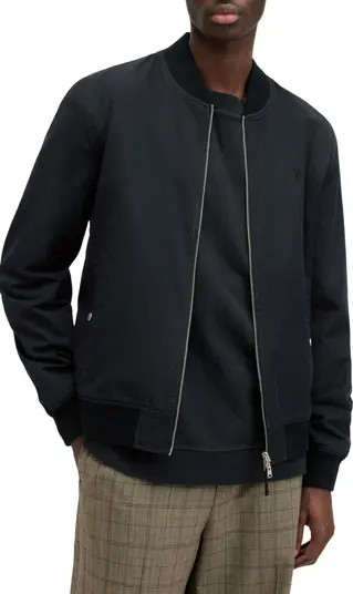 AllSaints Bassett Reversible Bomber Jacket | Nordstrom | Nordstrom