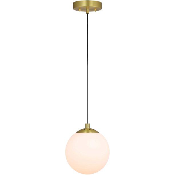 XiNBEi Lighting Pendant Lighting 1 Light Globe Pendant Light, Modern Adjustable Kitchen Hanging C... | Walmart (US)