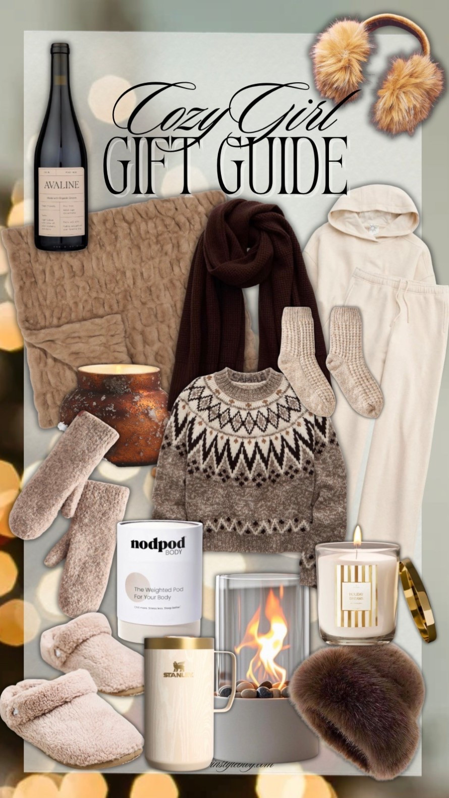 Holiday gift guide cozy girl edition! All the must haves for a cozy night in watching Hallmark movies! Great ideas for a girlfriend’s gift exchange!

#LTKGiftGuide #LTKHoliday #LTKParties