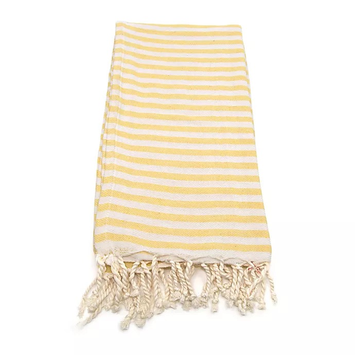 Linum Home Fun in the Sun Fouta Beach Towels in Yellow | Bed Bath & Beyond