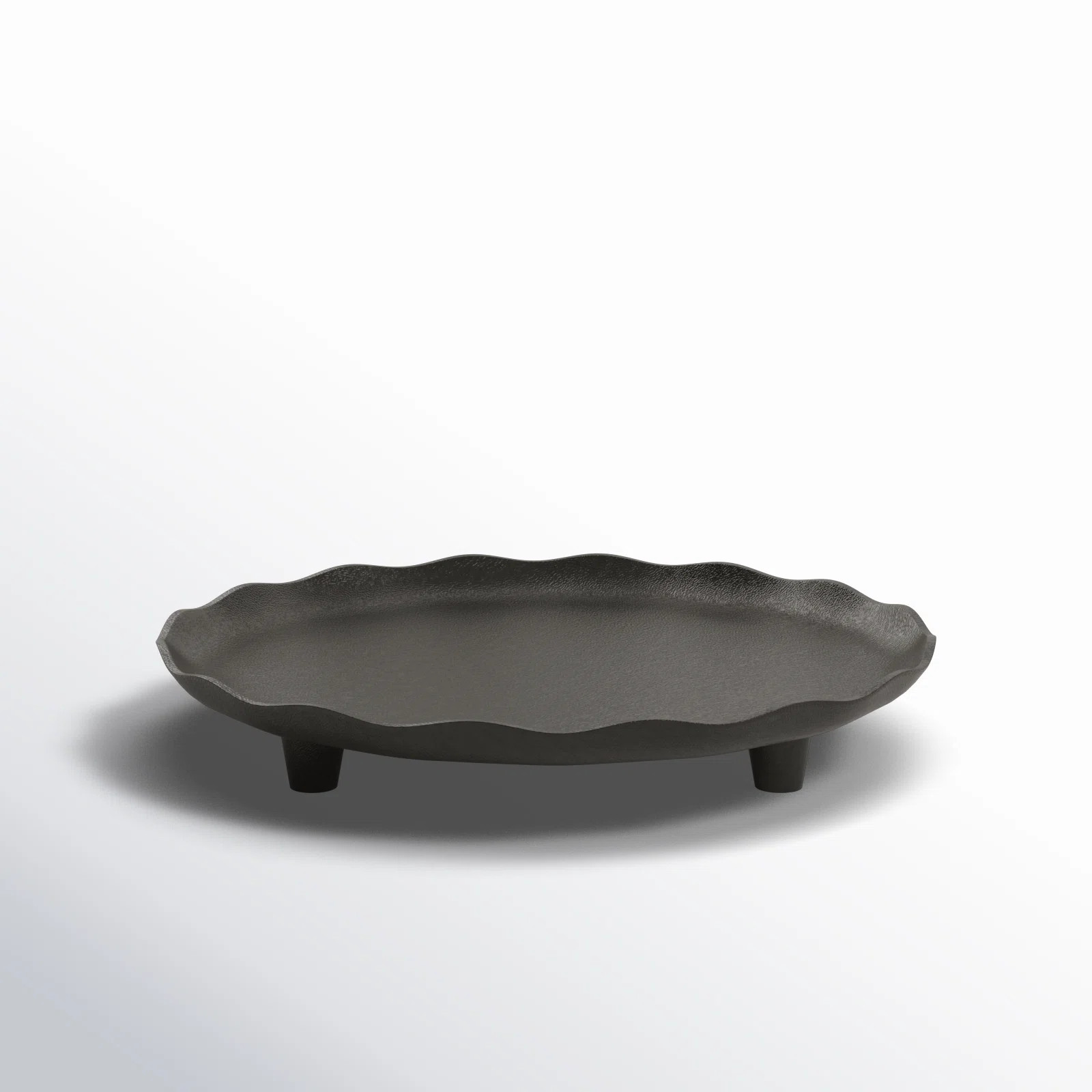 Birch Lane™ Rory Round Metal Footed Tray & Reviews | Wayfair | Wayfair North America