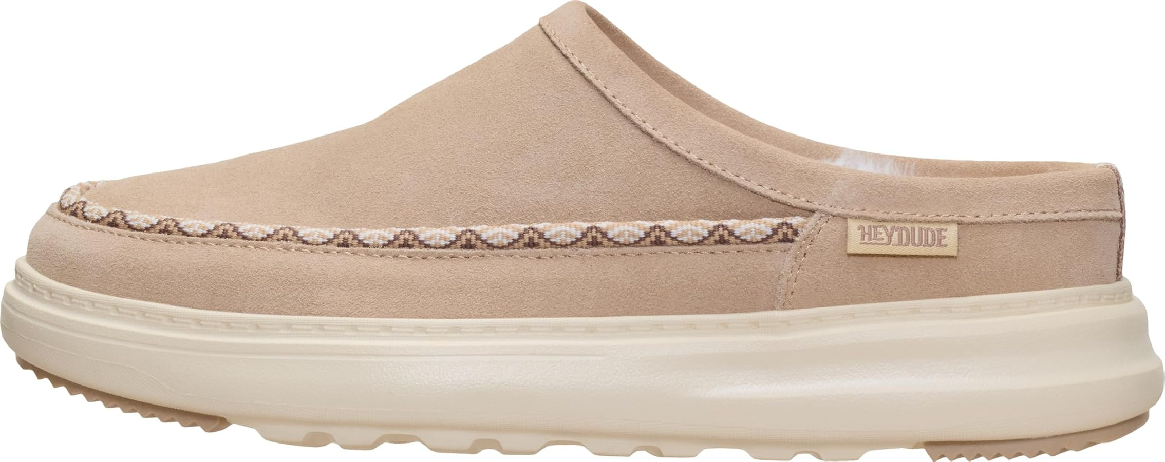 HEYDUDE Women's Remi Toastee Suede Clog | Sherpa Lined | Amazon (US)