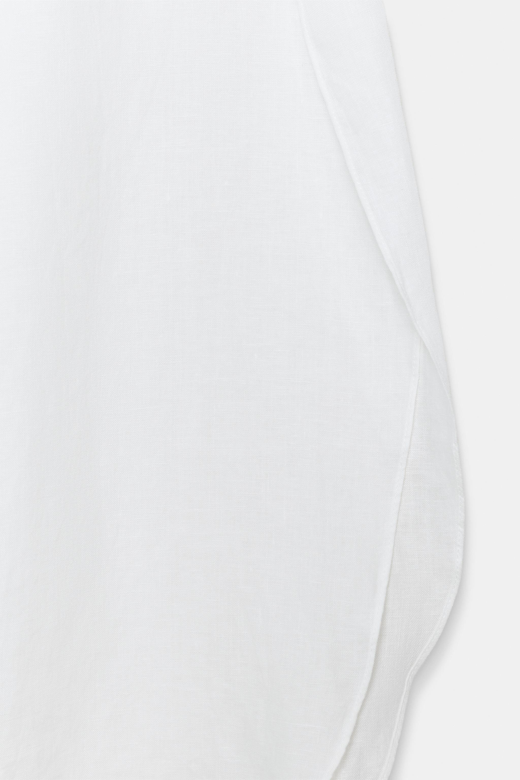 ZW COLLECTION 100% LINEN VENTED PANTS | Zara US