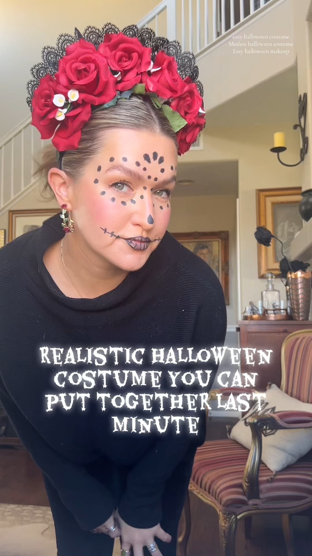 Last minute halloween costume, easy halloween costume, dia de los muertos

#LTKHalloween #LTKMidsize #LTKSeasonal